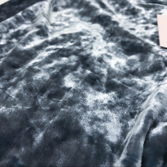 LC LAUREN CONRAD Women’s Gray Velvet Leggings - Picture 5 of 8